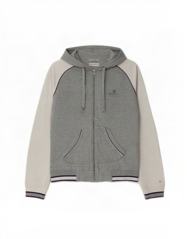 Champion Womens Heritage Fit Hættetrøje med lynlås UK 14 Medium Grey