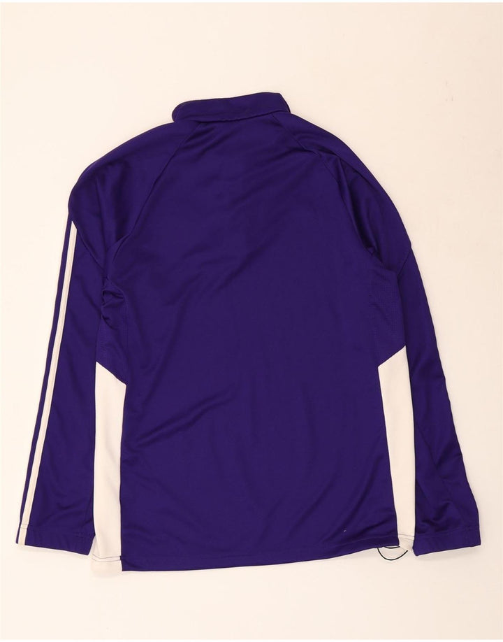 Adidas Herre Louisville Pullover Træningsdragt Top Stor Lilla Colourblock