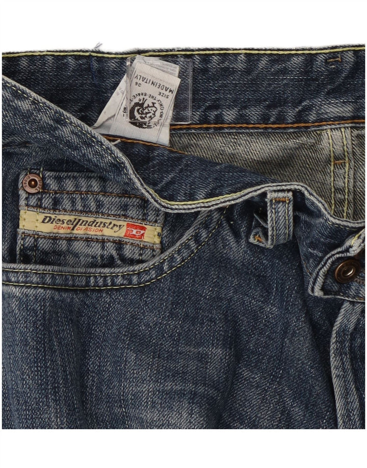 Diesel Dame Straight Jeans W36 L27 Blå Bomuld