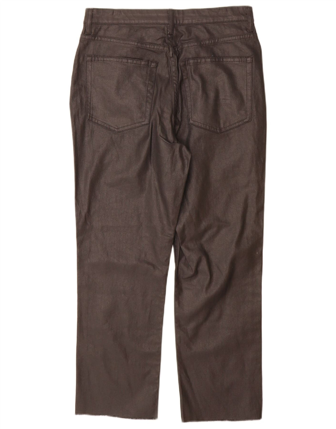 Topshop Dame Straight Jeans W32 L27 Sort Bomuld