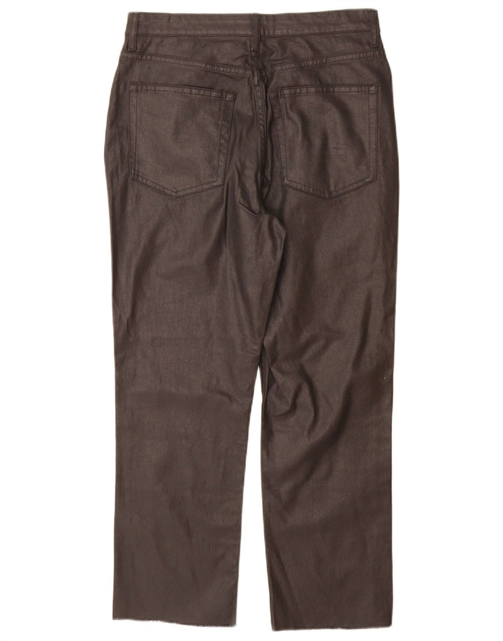 Topshop Dame Straight Jeans W32 L27 Sort Bomuld
