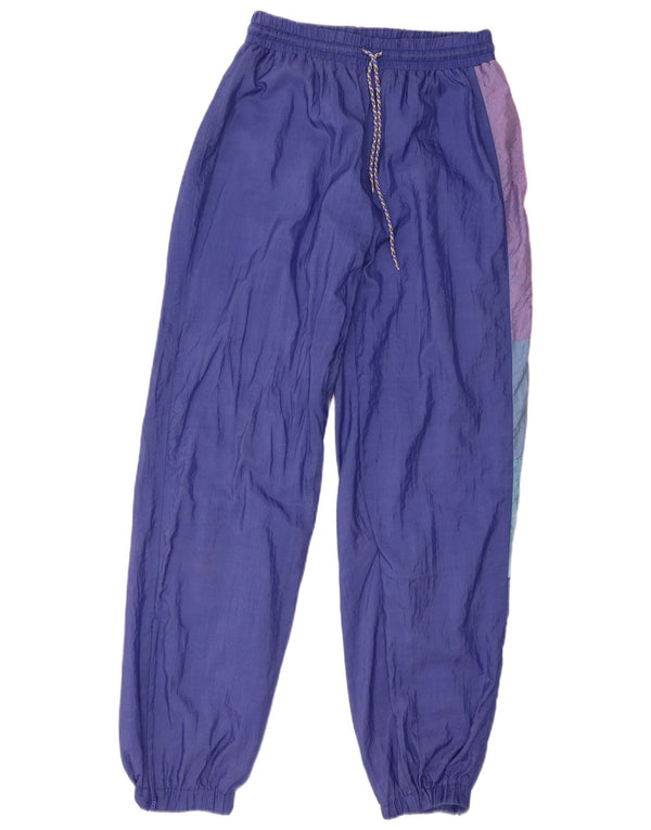 Vintage træningsdragt til mænd Joggers Lille lilla Colourblock Nylon
