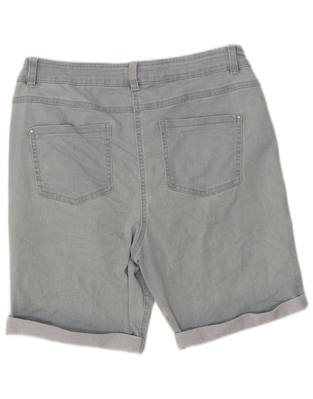 MAX & CO. Denimshorts til kvinder UK 14 Large W32 Blue Cotton