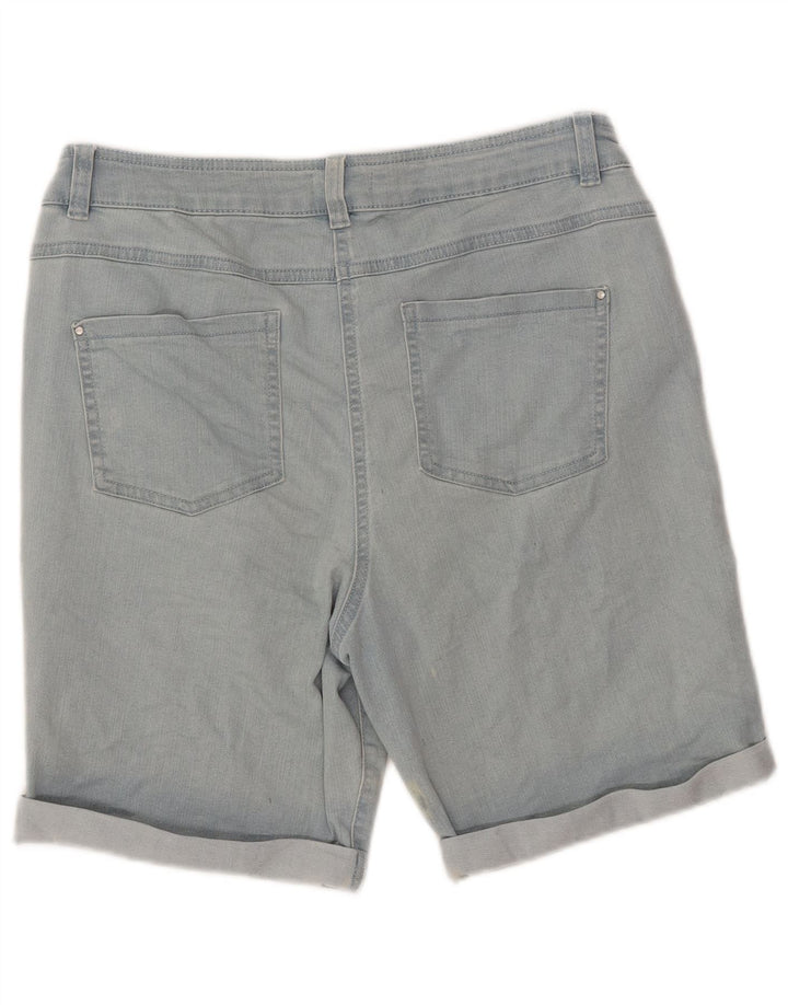 MAX & CO. Denimshorts til kvinder UK 14 Large W32 Blue Cotton