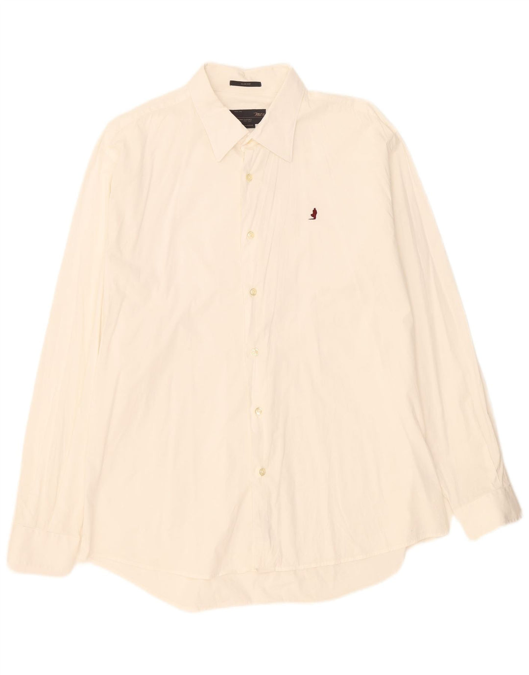 Marlboro Classics Herre Slim Fit skjorte 2XL Off White Bomuld
