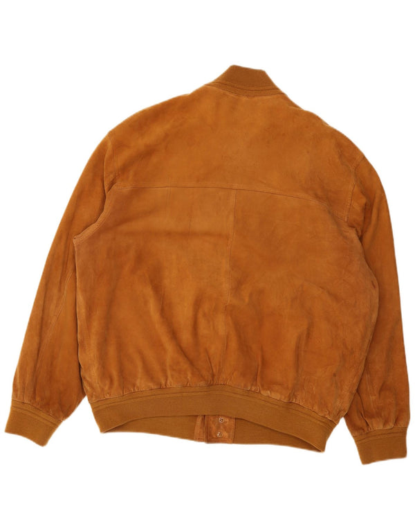 Vintage herre ruskind bomberjakke UK 40 Large Brown