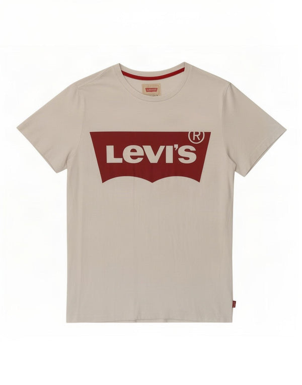 Levi's Boys Grafisk T-Shirt Top 13-14 år Off White