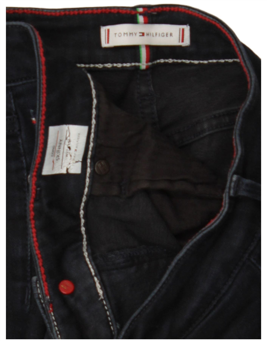 TOMMY HILFIGER Skinny Jeans til kvinder W27 L30 Marineblå