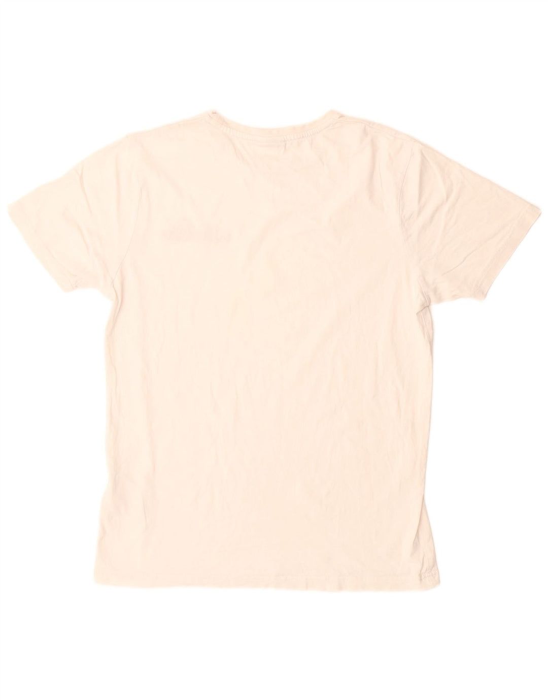 Ellesse Herre Grafisk T-Shirt Top Stor Hvid Bomuld