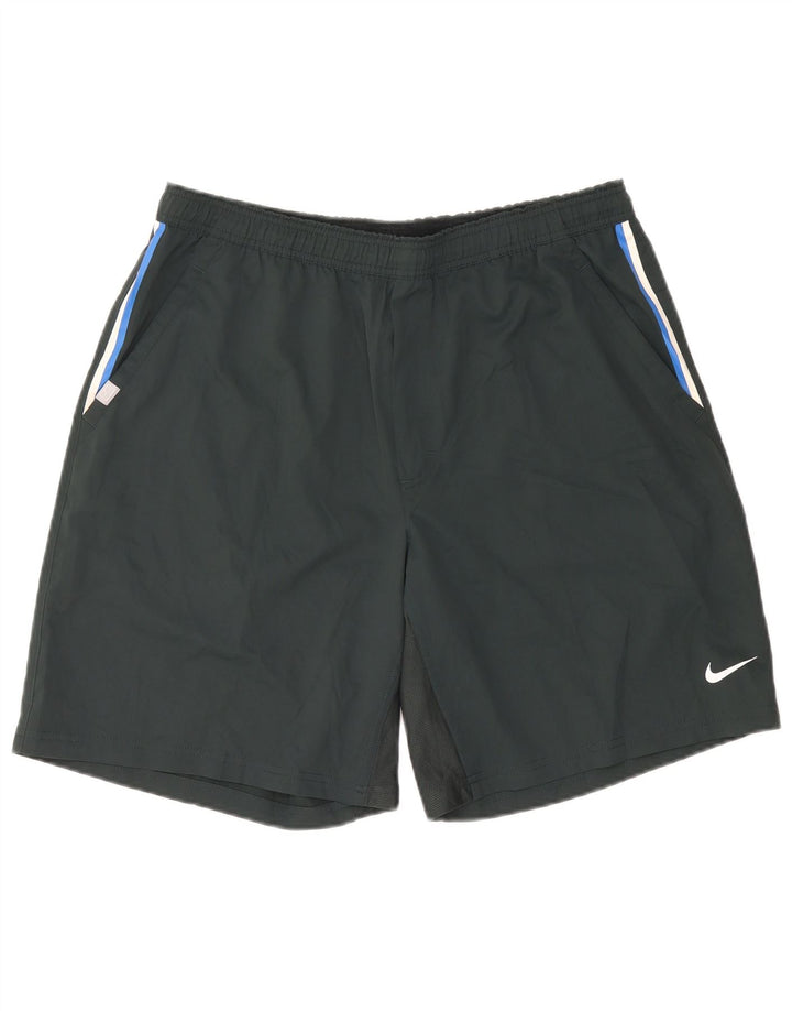 Nike Sportsshorts til mænd XL Grå Colourblock Polyester