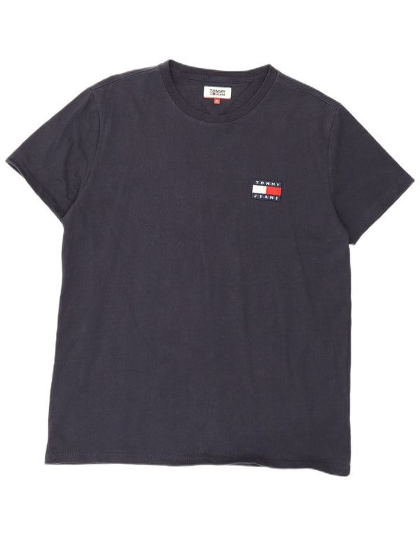 Tommy Hilfiger Regular T-Shirt Top UK 18 XL Marineblå Bomuld
