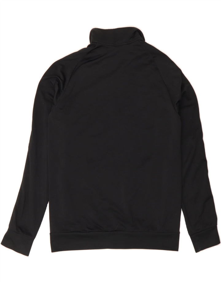 ADIDAS Girls Tracksuit Top Jacket 13-14 Years Black Polyester Vintage Adidas and Second-Hand Adidas from Messina Hembry 