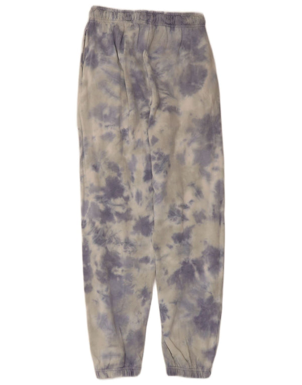 Ellesse Womens træningsdragt Bukser Joggers UK 6 XS Blue Tie Dye Bomuld