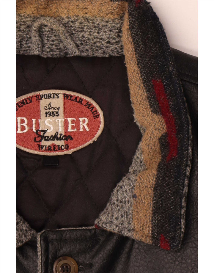 Buster Herre Windbreaker Jacket IT 58 4XL Gråstribet Akryl