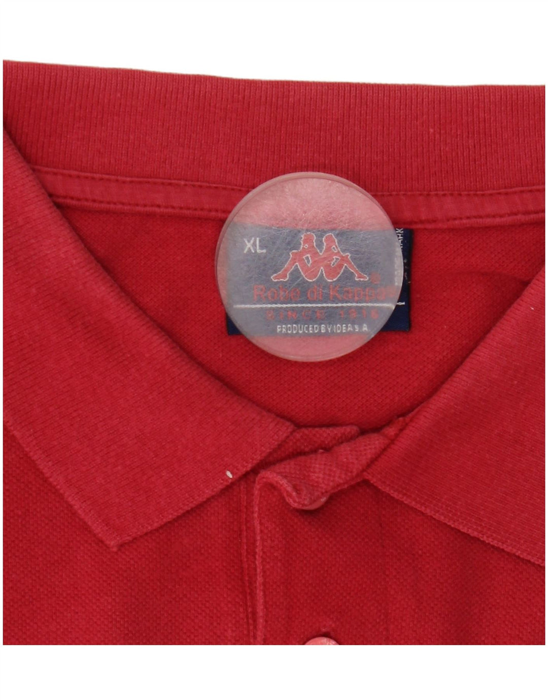 Kappa Langærmet Polo Shirt til mænd XL Rød