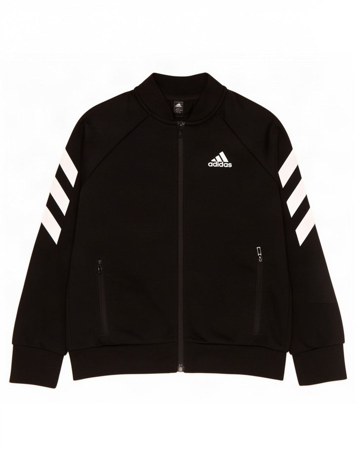 Adidas Træningsdragt Topjakke til drenge 7-8 år Sort Colourblock Polyester