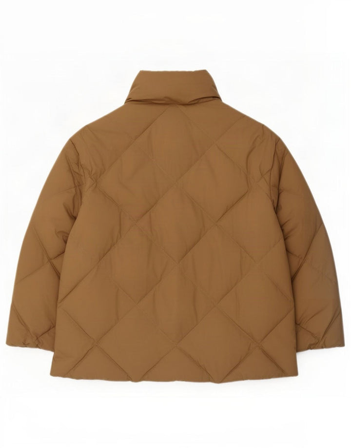 Marks & Spencer Dame Oversized polstret jakke UK 16 Stor brun polyester