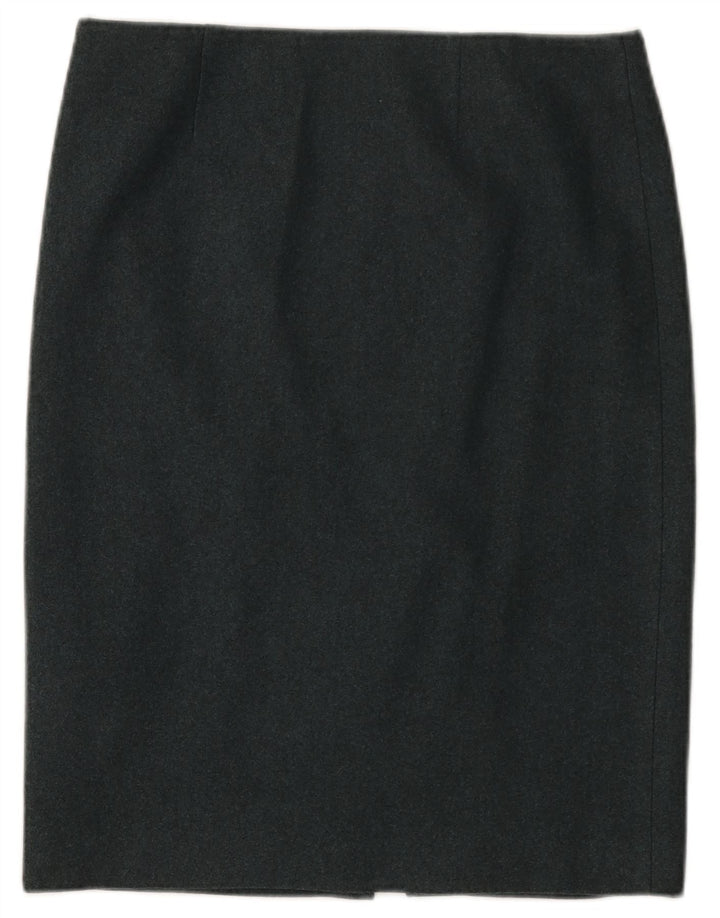 Calvin Klein Pencil Nederdel til kvinder US 8 Medium W32 Blå Flecked Uld