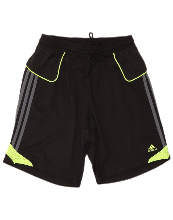 Adidas Herre Climacool Sports Shorts Large Black Colourblock Polyester