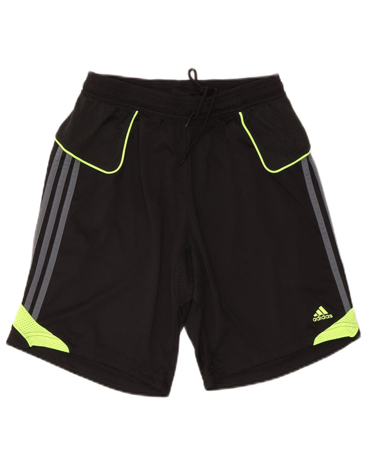 Adidas Herre Climacool Sports Shorts Large Black Colourblock Polyester