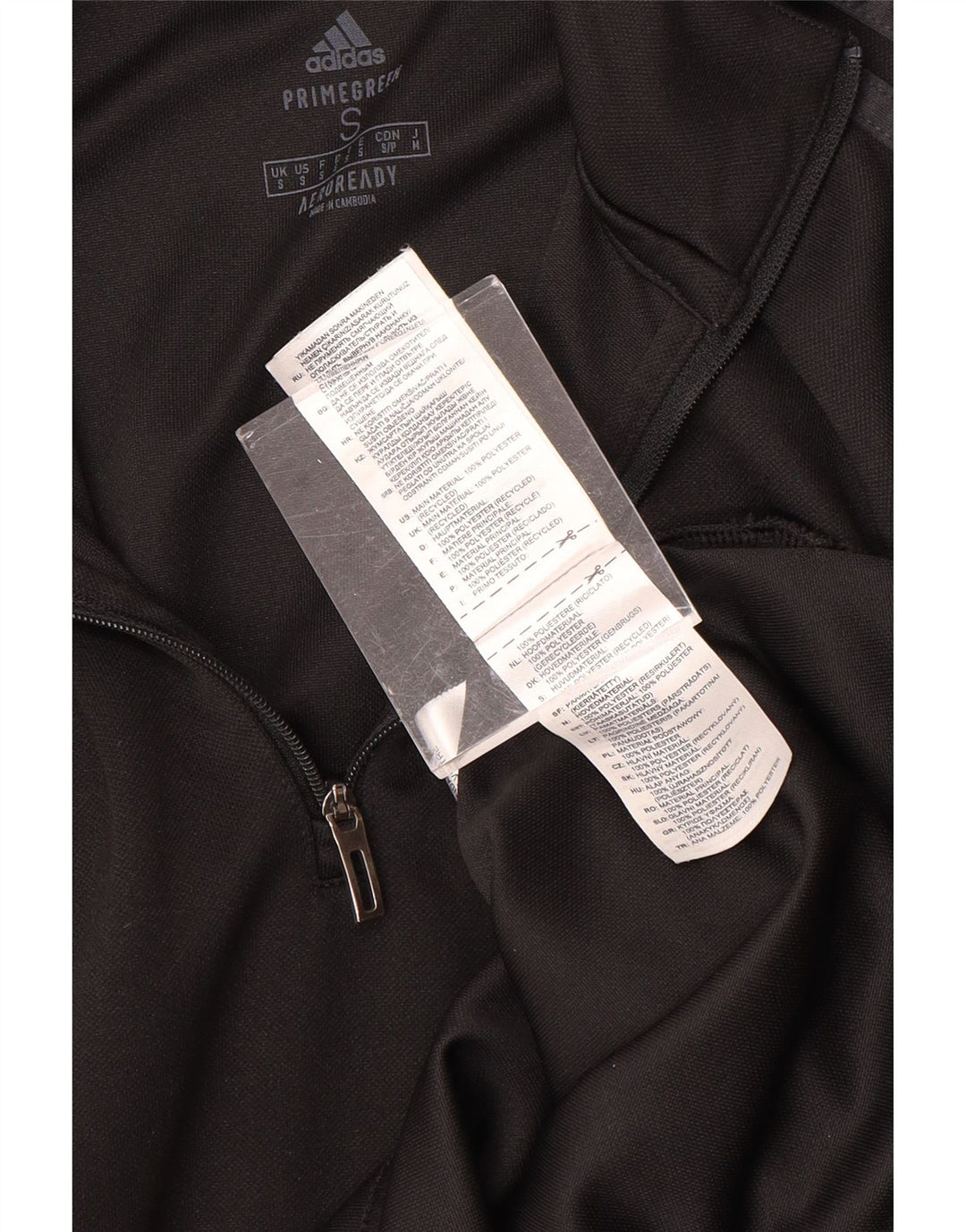 ADIDAS Herre Aeroready Zip Neck Pullover Træningsdragt Top Lille Sort