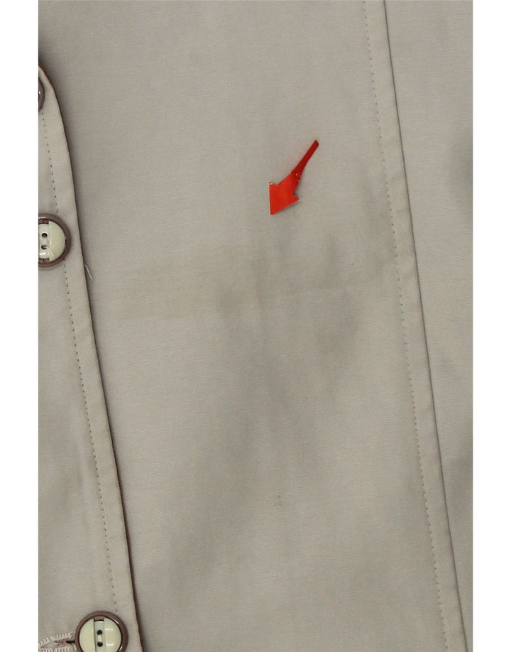 LAWRAYNE Womens Utility Jacket UK 14 Large  Grey Polyester Vintage Lawrayne and Second-Hand Lawrayne from Messina Hembry 