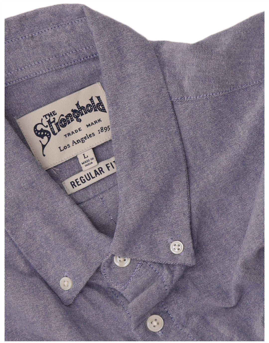 Stronghold Herre Regular Fit Shirt Large Blue