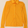 VINTAGE Womens Shirt Blouse IT 44 Medium Orange Vintage Vintage and Second-Hand Vintage from Messina Hembry 