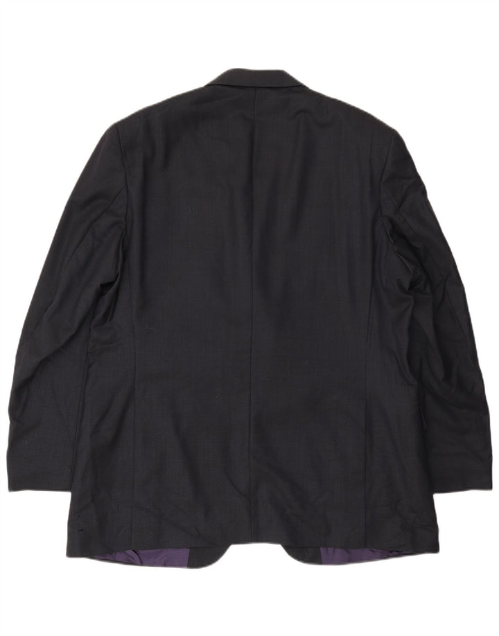 Marks & Spencer Herre 3-knaps blazerjakke UK 44 2XL Marineblå New Wool