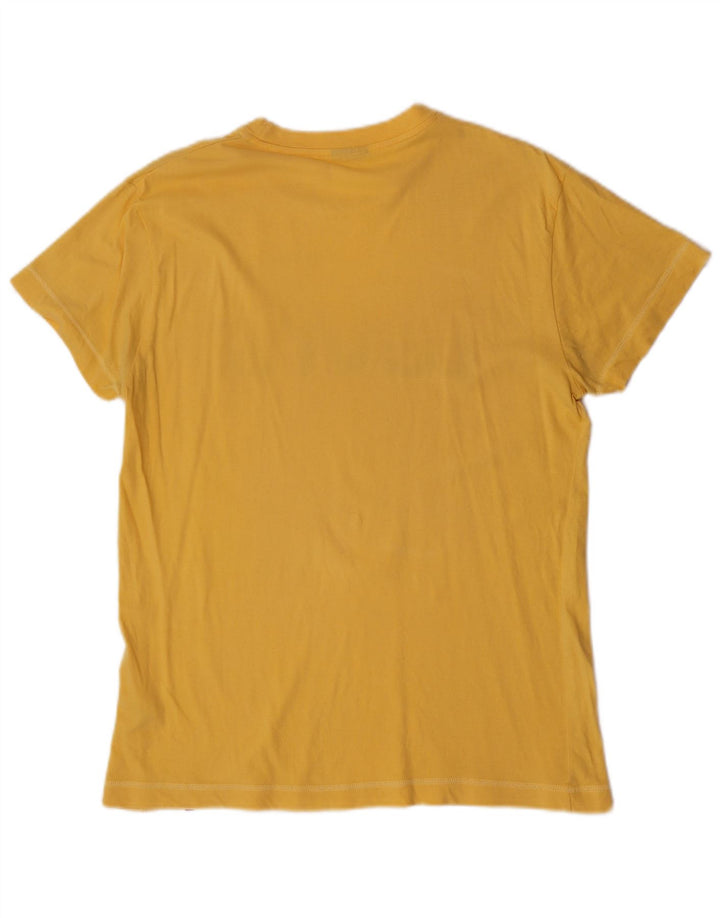 Levi's Herre grafisk T-shirt Top Medium Gul Bomuld
