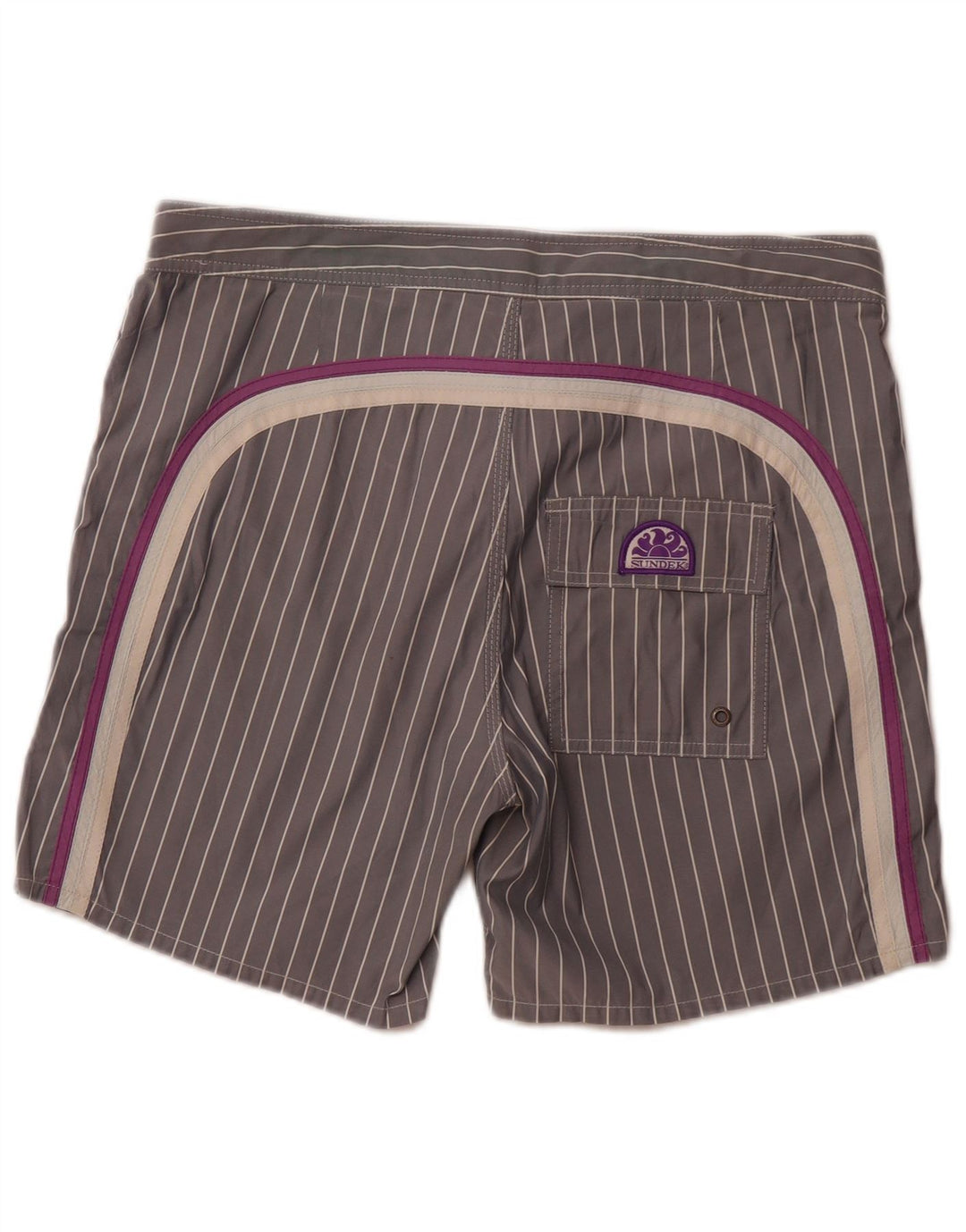 SUNDEK Herre badeshorts Medium Grey Pinstripe Polyester