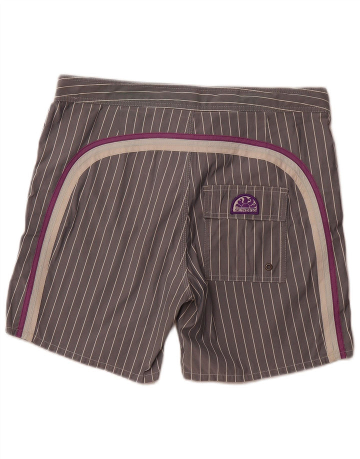 SUNDEK Herre badeshorts Medium Grey Pinstripe Polyester