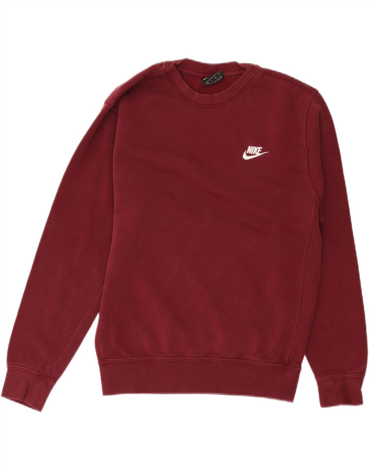 NIKE Sweatshirt til mænd XS Bourgogne bomuld