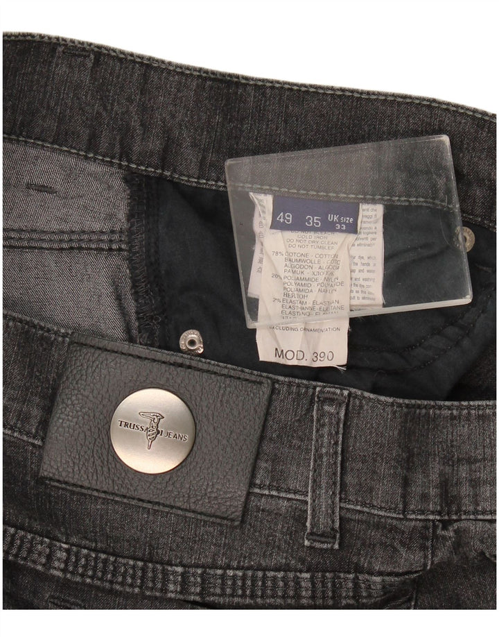 Trussardi Lige Jeans til kvinder W33 L33 Grå Bomuld