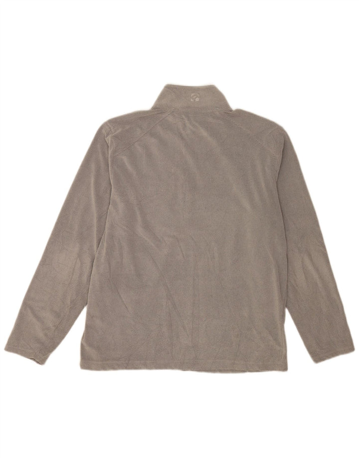 Rohan herre lynlås hals fleece jumper stor grå polyester