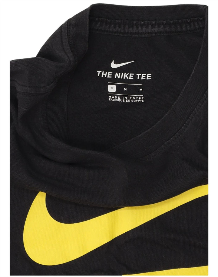 Nike Herre Inter Milan Grafisk T-shirt Top Medium Sort