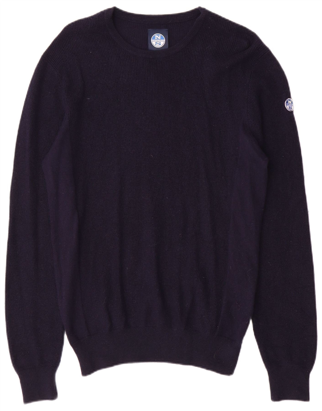 North Sails Herre Crew Neck Jumper Sweater Medium Navy Blue Bomuld