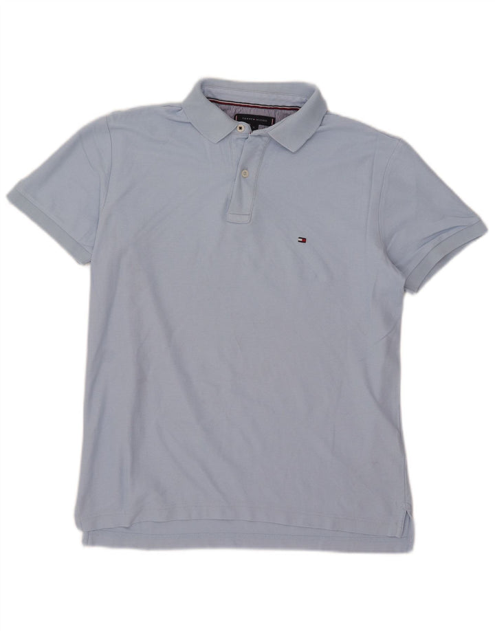 Tommy Hilfiger Herre Regular Fit Polo Shirt Medium Blue Bomuld
