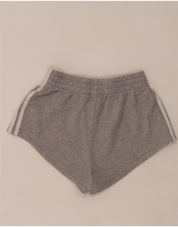 Adidas sportsshorts til kvinder UK 6 XS grå bomuld