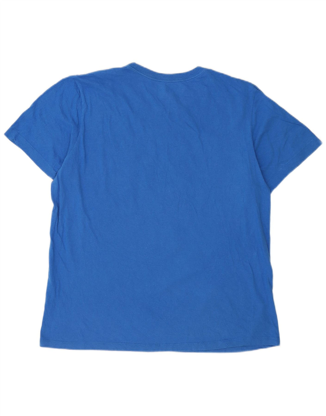 Nike grafisk T-shirt top til mænd, stor blå bomuld