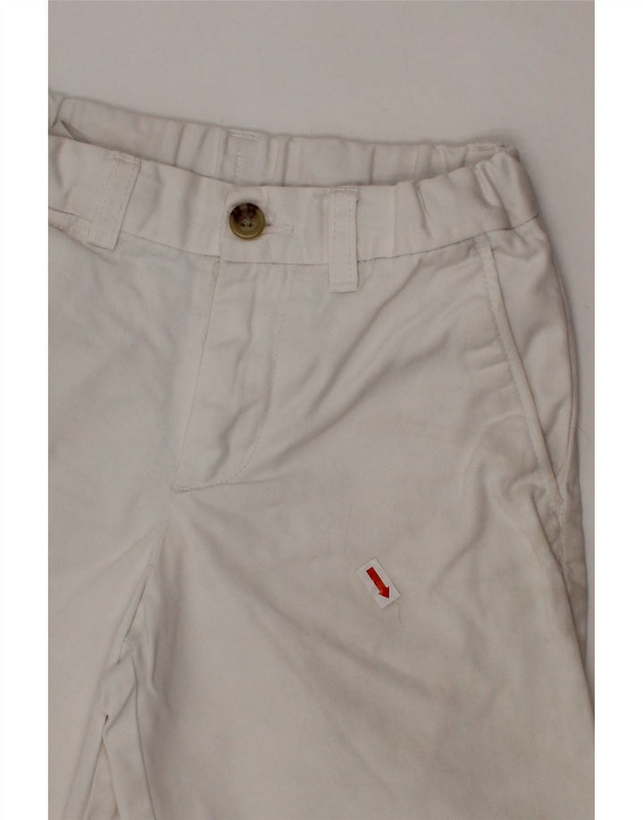 POLO RALPH LAUREN Drenge Chino Shorts 6-7 år W22 Hvid Bomuld
