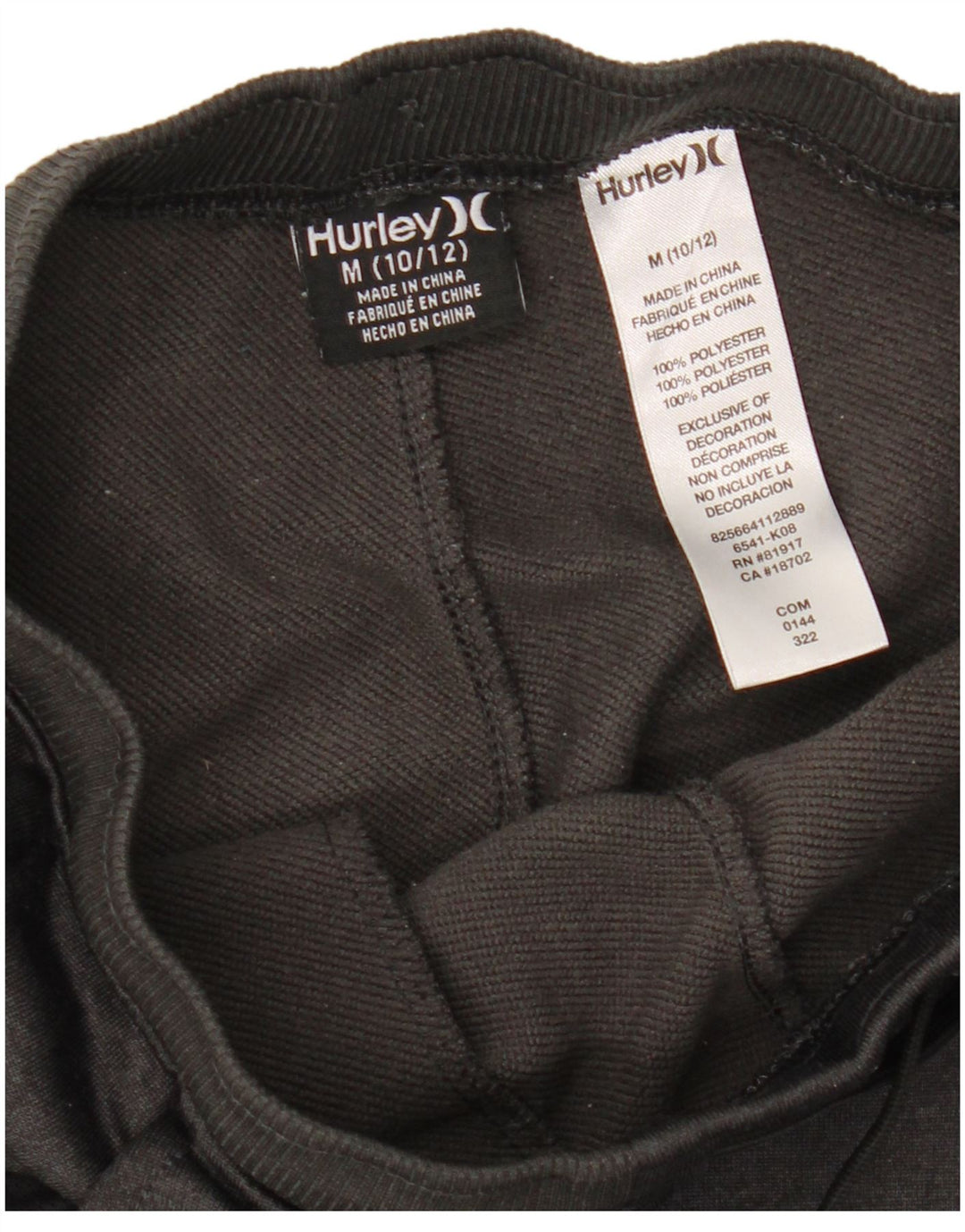 Hurley Boys Træningsdragt Bukser Joggers 10-11 år Medium Grå Polyester