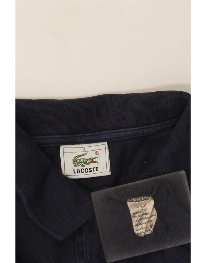 Lacoste herre poloskjorte str. 6 XL marineblå bomuld