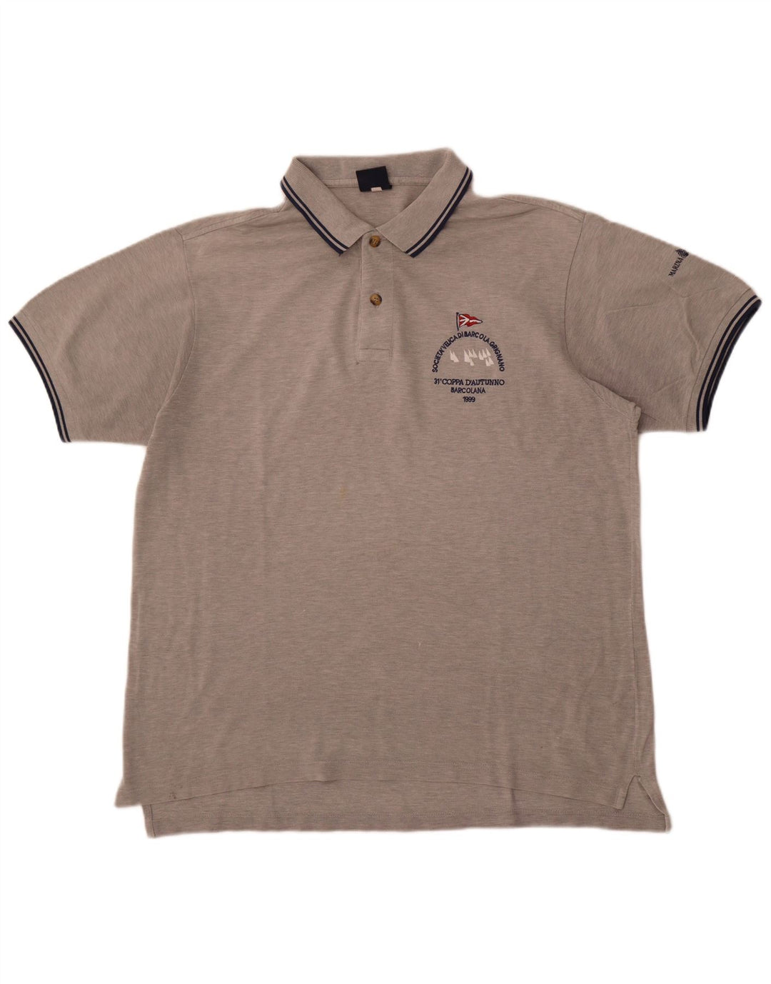 Marina Yachting Herre Polo Shirt Stor Grå