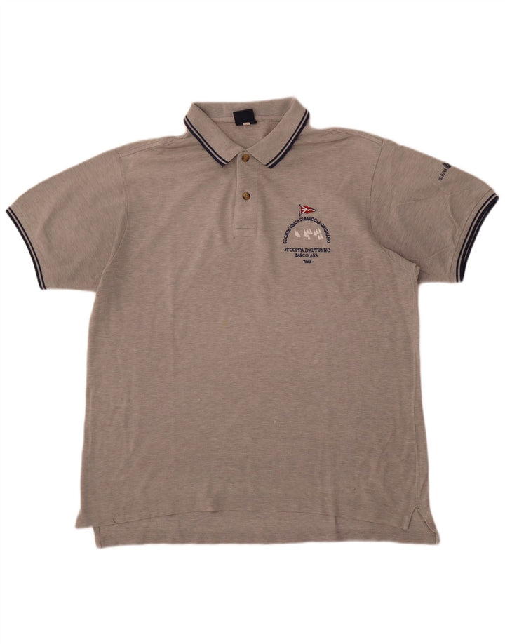 Marina Yachting Herre Polo Shirt Stor Grå