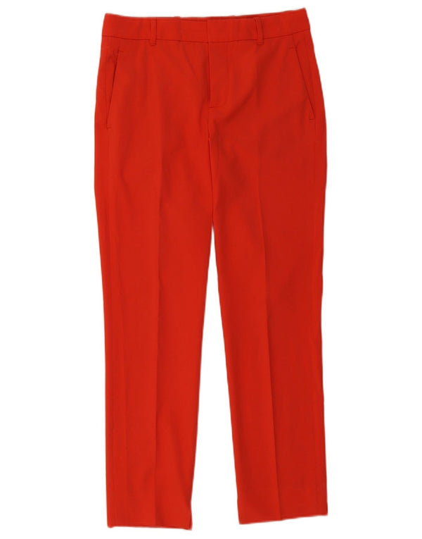 Zara Dame Slim Chino Bukser XS W28 L27 Rød