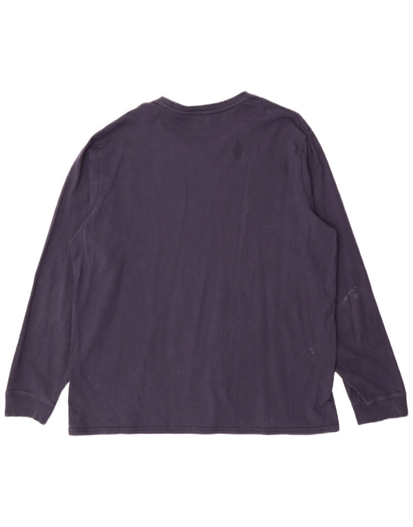 Levi's Herre Standard Fit Top Langærmet XL Marineblå Bomuld