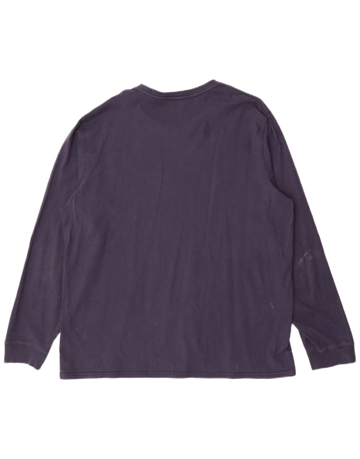 Levi's Herre Standard Fit Top Langærmet XL Marineblå Bomuld