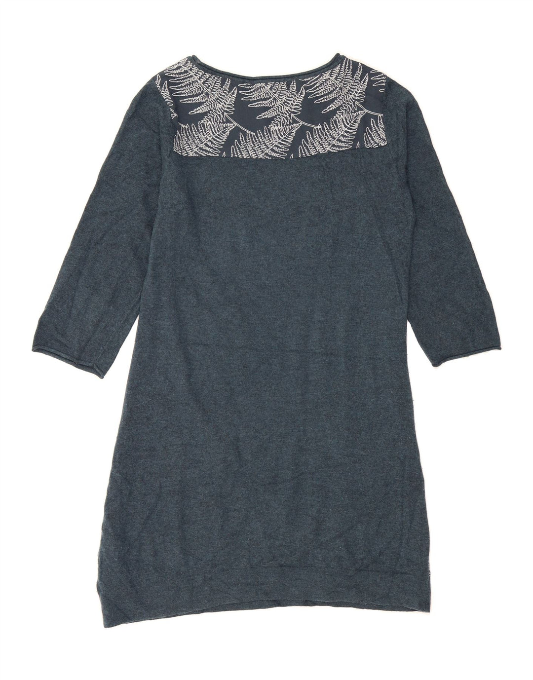 WHITE STUFF Womens Abstract Pattern Jumper Dress UK 10 Small  Navy Blue Vintage White Stuff and Second-Hand White Stuff from Messina Hembry 