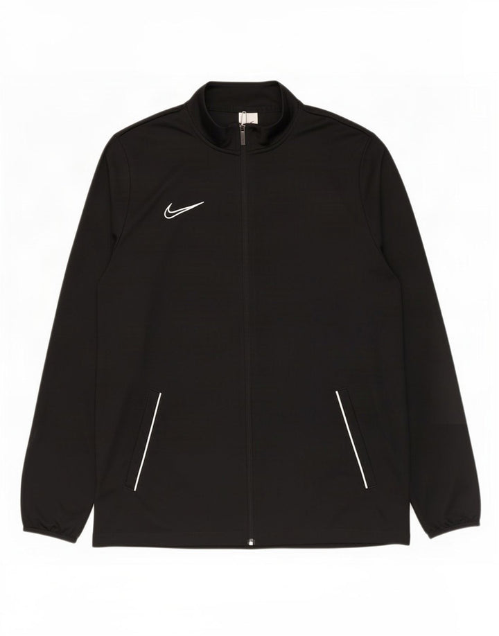 Nike herre Dri Fit træningsdragt topjakke XL sort polyester